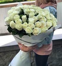 Букет 35 Белых роз #REPLACE_PRED# Горки