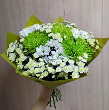 Букет цветов из:  Хризантемы #REPLACE_PRED# Горки