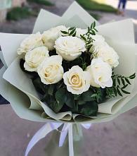 Букет Белые розы Проуд #REPLACE_PRED# Горки