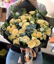 Букет цветов из:  Розы и Лизиантусы #REPLACE_PRED# Горки
